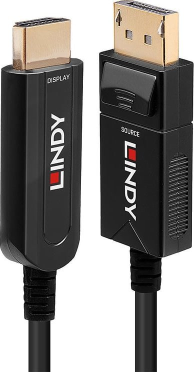 Kabel Lindy Cable Lindy DP 1.2 auf HDMI 18G AOC Kabel 20m