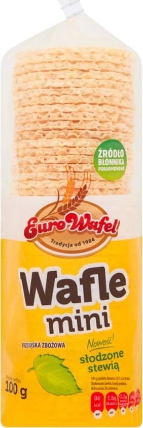 Eurowafle Eurowafel Wafle mini 100 g