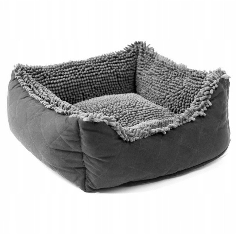 Dirty Dog Legowisko wypoczynkowe dla psa XL szare 99,5 x 77,5 cm