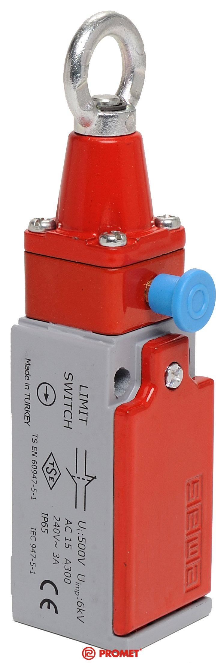 Promet Łącznik w obudowie metalowej 1NC+1NO linkowy z resetem czerwony - T0-L51K23HUM112