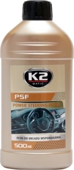 K2 K2 PŁYN DO UKŁADÓW WSPOMAGANIA KIEROWNICY POWER STEERING FLUID BEZBARWNY 500ML