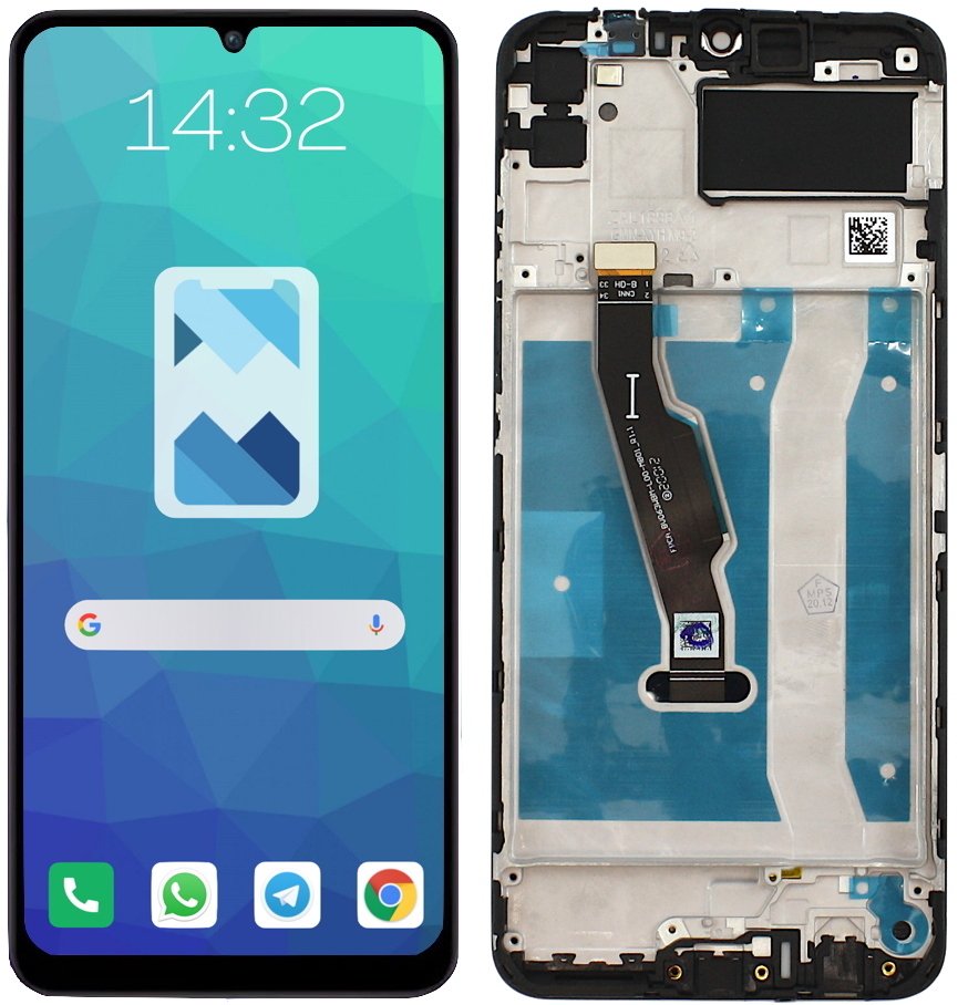 Wyświetlacz do Ekran Huawei Y6P LCD Ekran Ramka Incell