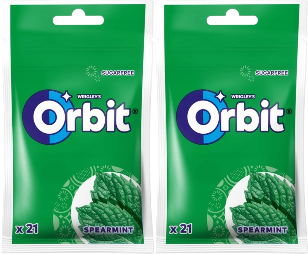 Orbit Guma do żucia bez cukru 29 g x 2 sztuk