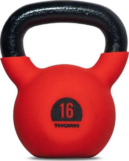 Kettlebell Thorn+Fit Cast-Iron gumowany 16 kg