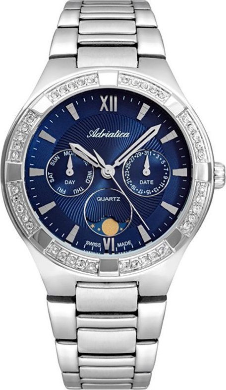 Zegarek Adriatica Zegarek damski Adriatica A3421.5165QFZ srebrny
