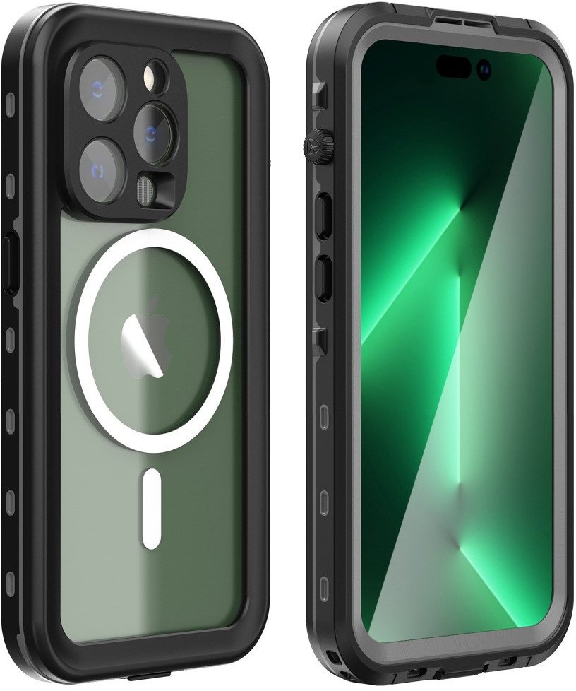 Etui wodoodporne IP68 360 z paskiem do iPhone 14 Pro - pokrowiec, futerał