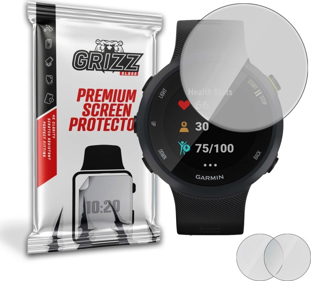 GrizzGlass Folia matowa Grizz Garmin Forerunner 45mm