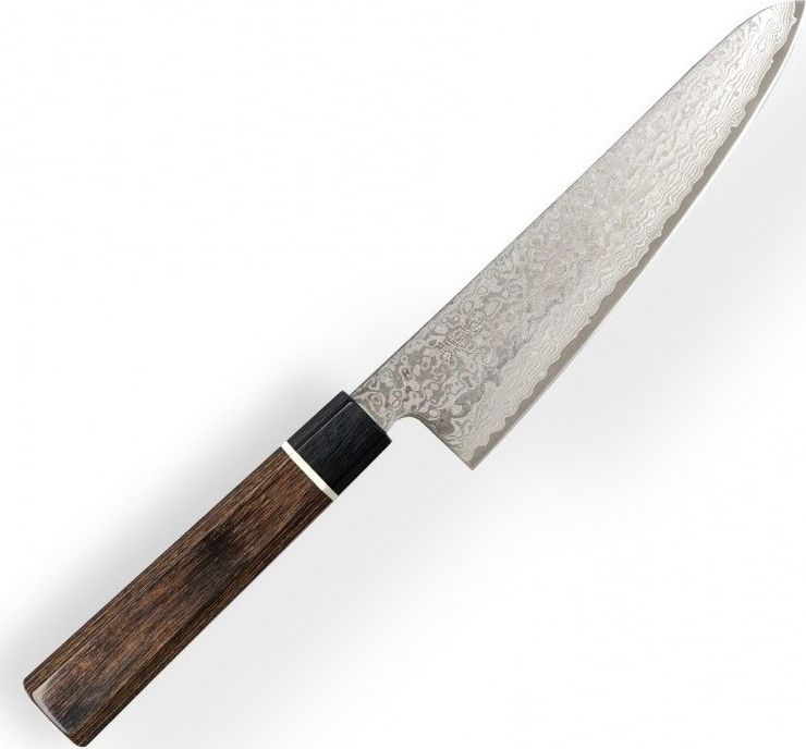 Suncraft Nóż kuchenny Suncraft SENZO BLACK Santoku small 143 mm [BD-03] uniwersalny