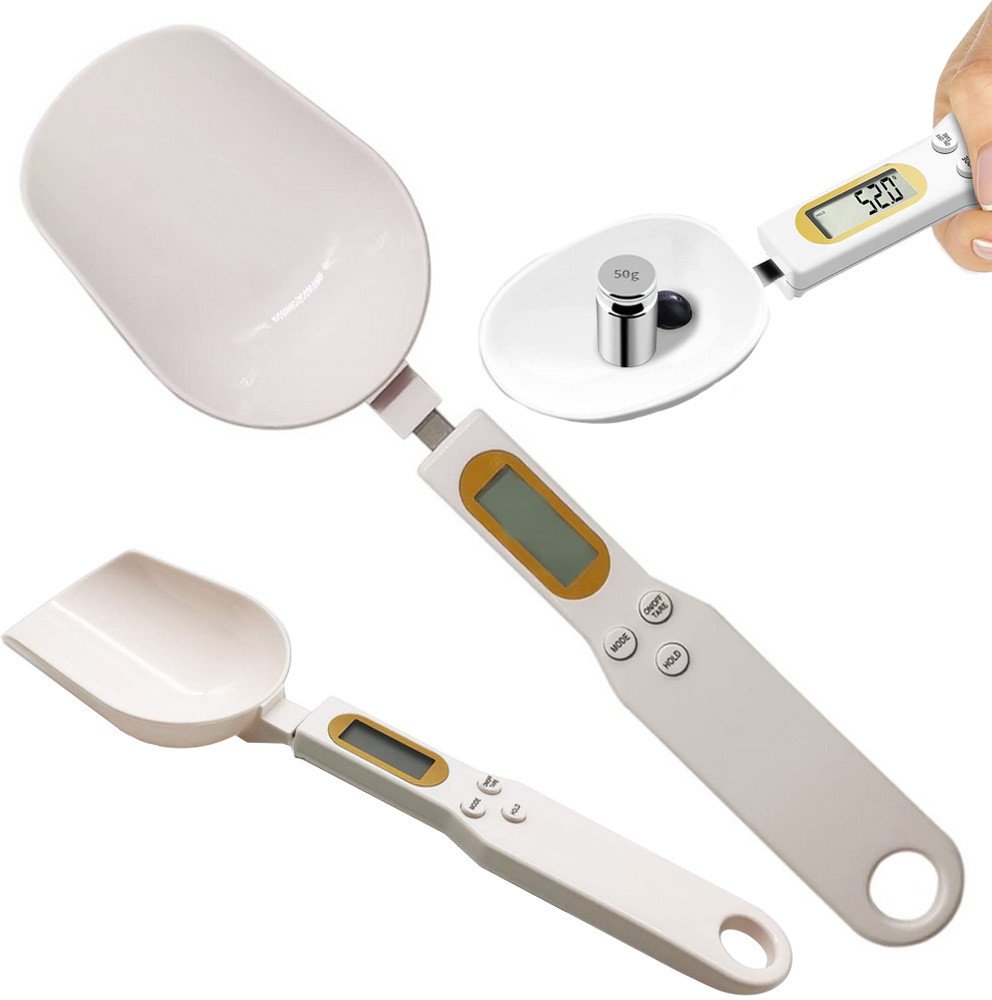 Waga kuchenna łyżka elektroniczna lcd cyfrowa prcyzyjna do ważenia ręczna