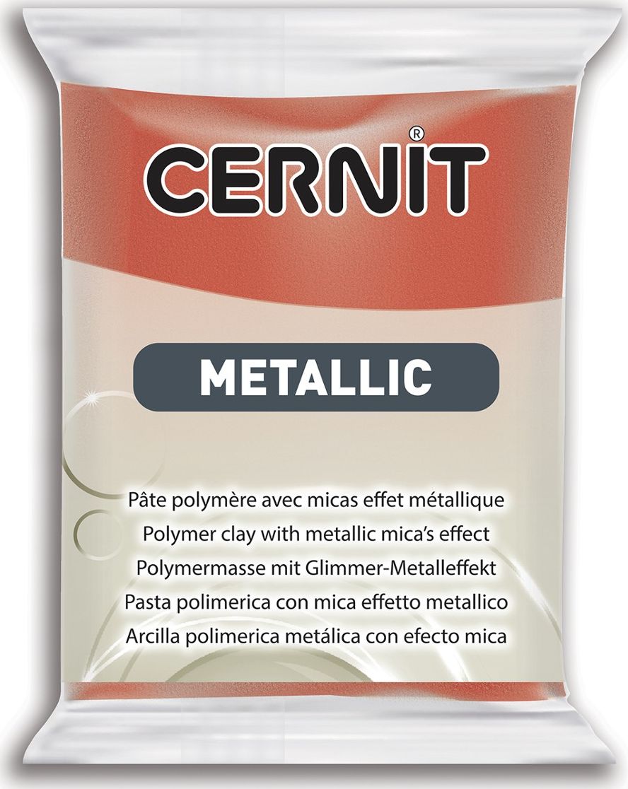 The Clay and Paint Factory Modelina Cernit Metaliczna Miedziana 56g