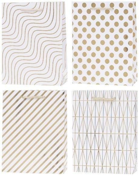 Torebka Lux 18x23x8cm hot-stamp mix ROZETTE