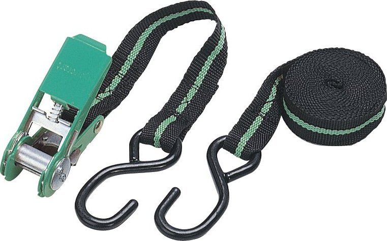 Wolfcraft Zacisk taśmowy 4 m/180 kg Wolfcraft - z mech. zapadkowym i hakiem