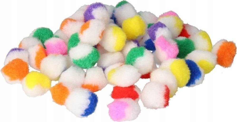 BREWIS Pompony dwukolorowe 25mm 60szt