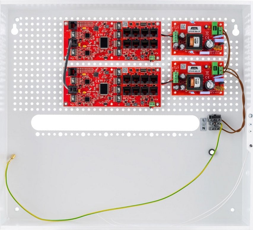 Kamera IP Atte Zestaw do 16 kamer IP switch PoE 16P+2G ATTE IP-16-20-H