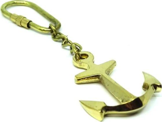 Breloczek Giftdeco Brelok mosiężny - kotwica