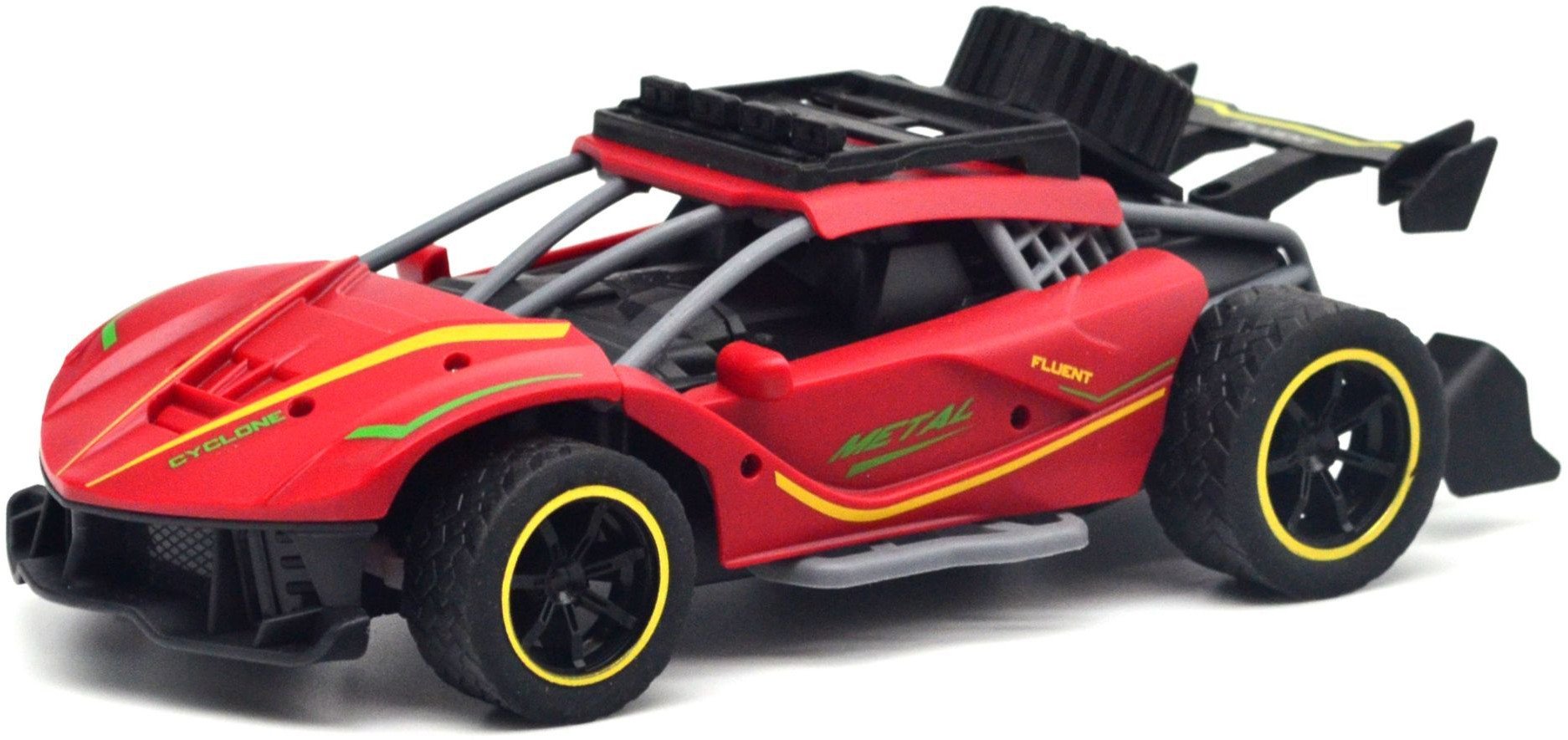 Samochód wyścigowy sterowany radiem czerwony