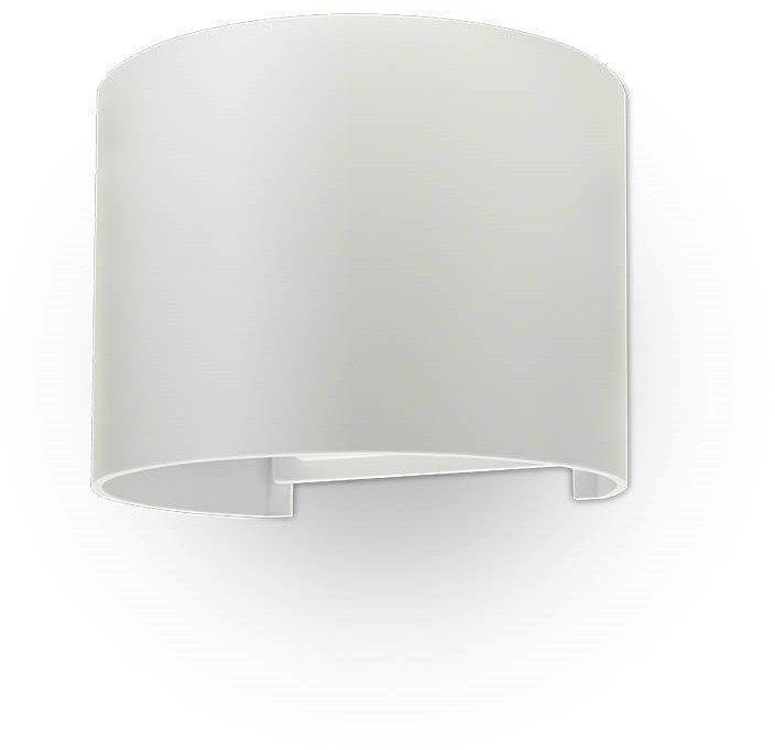 Oprawa Ścienna 6W V-TAC Góra Dół Regulowana Biały Okrągły IP65 Bridgelux VT-756-W 3000K 700lm