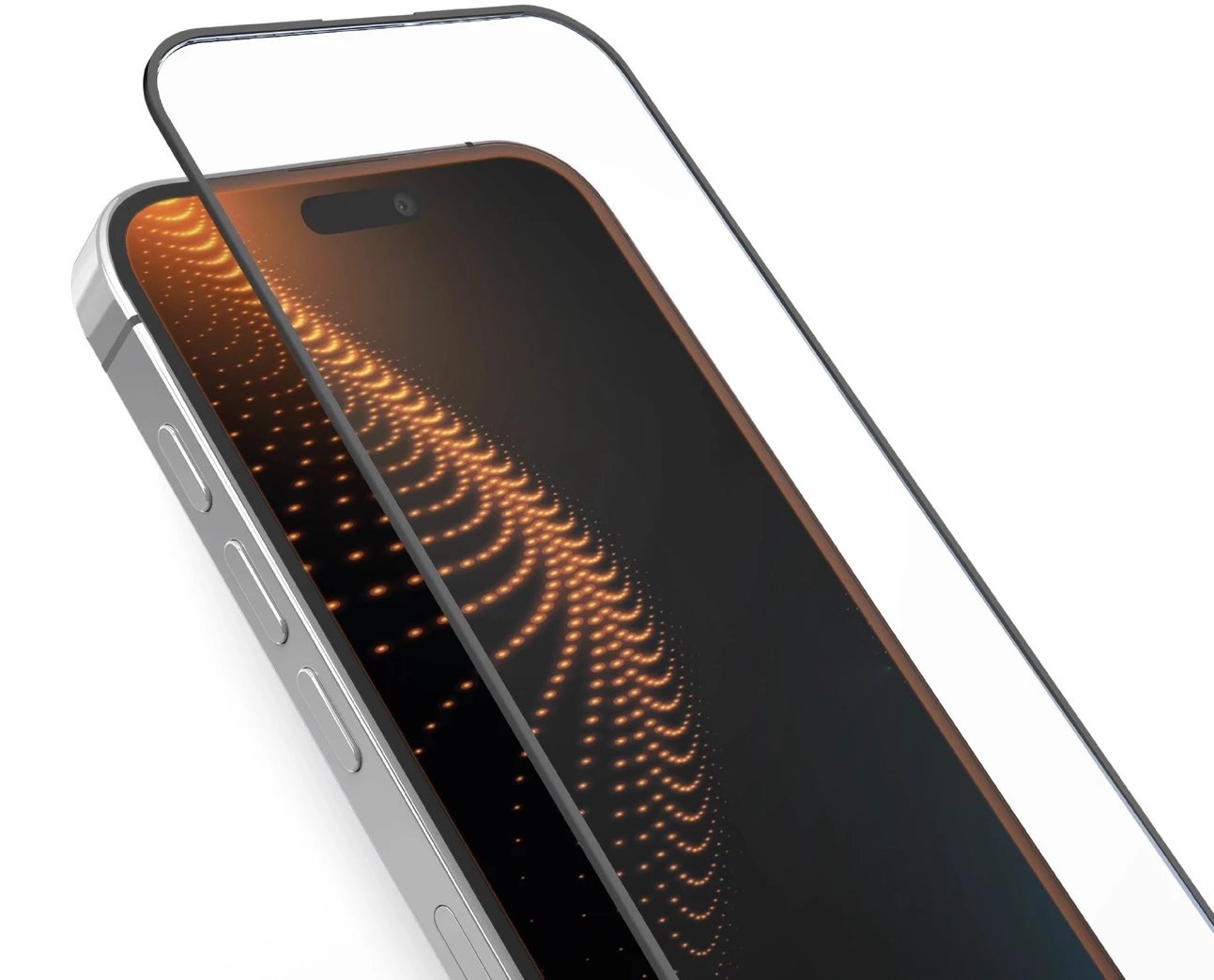 SZKŁO HARTOWANE SBS TEMPERED GLASS D3O Z RAMKĄ DO IPHONE 15 PRO