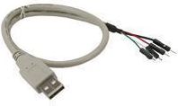 Intos USB zew. - USB wew., 0.4m, Biały (33440A)