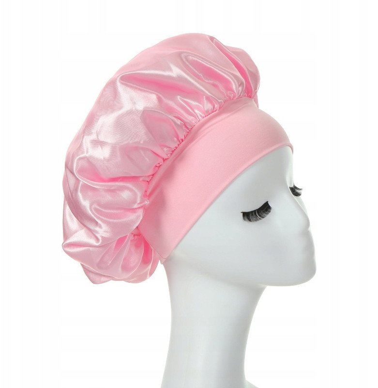 CZEPEK do SUSZENIA Włosów NA NOC PO KĄPIELI Róż