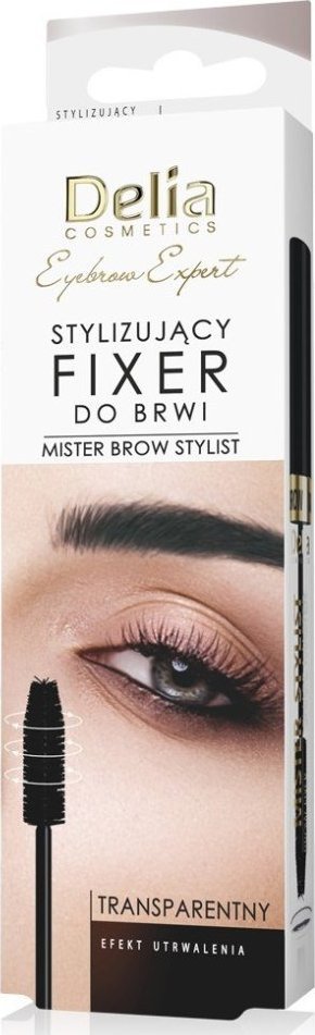 Delia DELIA_Eyebrow Expert stylizujący fixer do brwi Transparentny 11ml