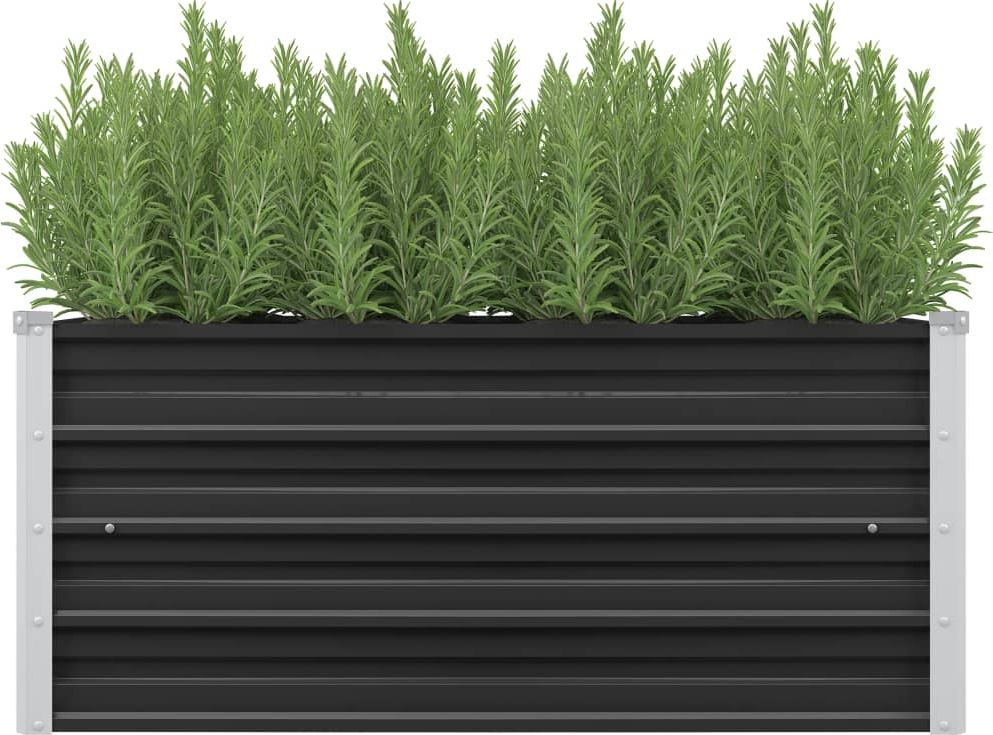 vidaXL Gabion ogrodowy antracytowy, 100x40x45 cm