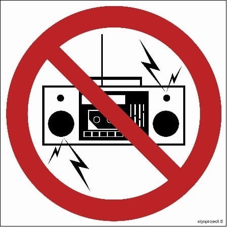 Mój dom Zakaz Używania Głośników Radia W Sposób Uciążliwy Libres Polska Sp Sgp-Od004_250X250_Pn 5904937426030