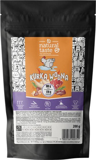 Karma suszona Natural Taste Kurka Wodna 200 g