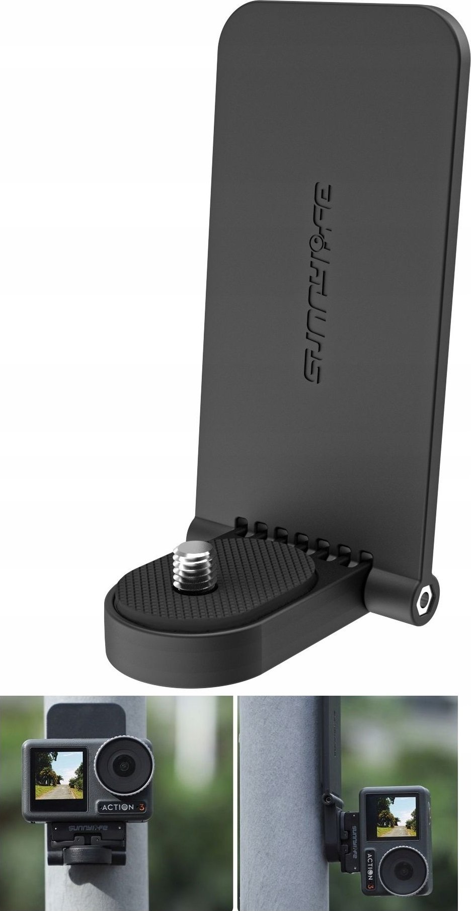 SunnyLife Uchwyt Mocowanie Do Metalu Płytka Magnes Do Insta360 X4 / X 4 / Dji Action 3 / 4 / X4-zj827-d