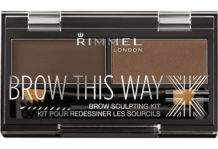 Rimmel Brow This Way Scuplting Kit nr 3 Dark Brown 2.4g