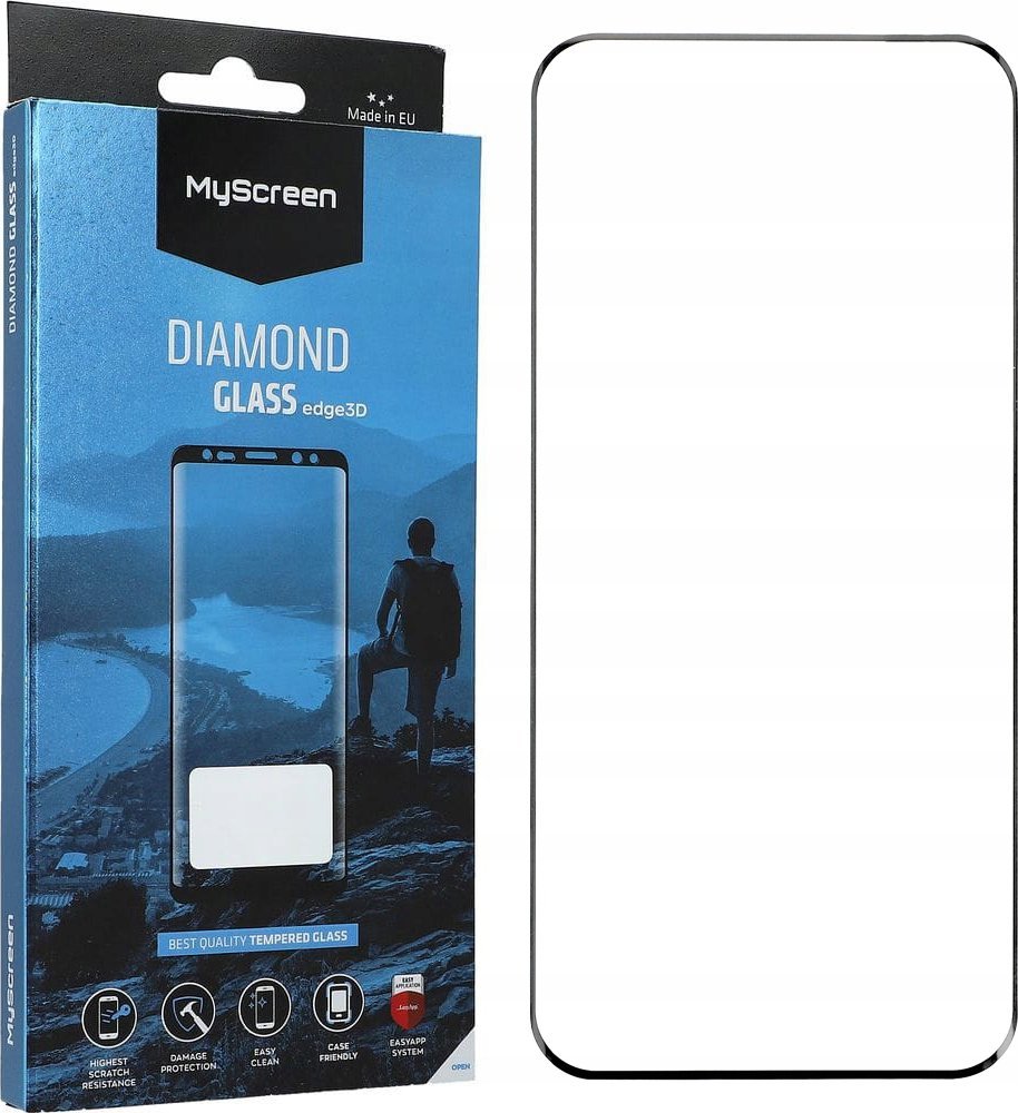 MS Diamond Glass Edge 3D Honor Magic7 Pro czarny/black szkło hartowane