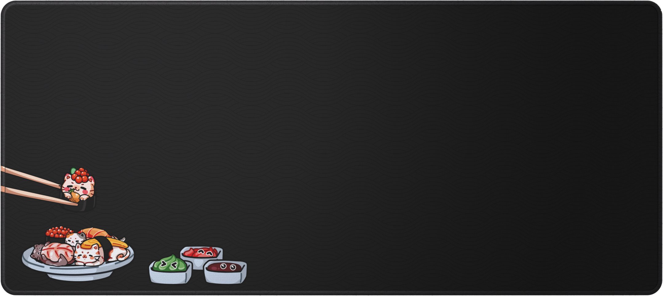 Podkładka Dark Project Sushi Cats Dark XL (DPMP_SUCATS_DARK_XL)