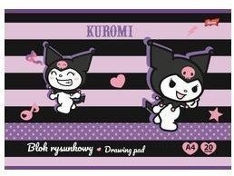 Blok rysunkowy A4/20K 80g/m2 Kuromi (10szt)