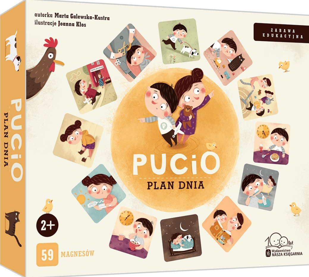 Nasza Księgarnia Pucio: Plan dnia