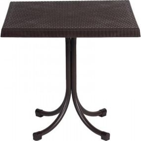 Nore Stół Rattan, brązowy