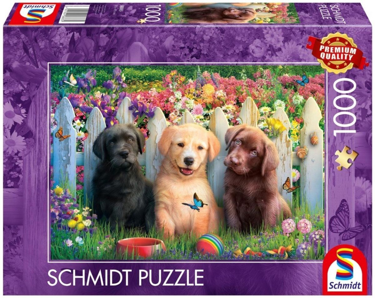 Puzzle PQ 1000 Słodkie szczeniaki