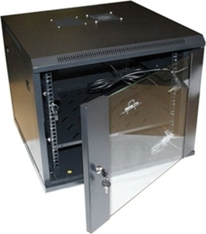 Szafa monolyth Szafka Rack Wisząca/Naścienna Monolyth 18U SH6618 Czarny