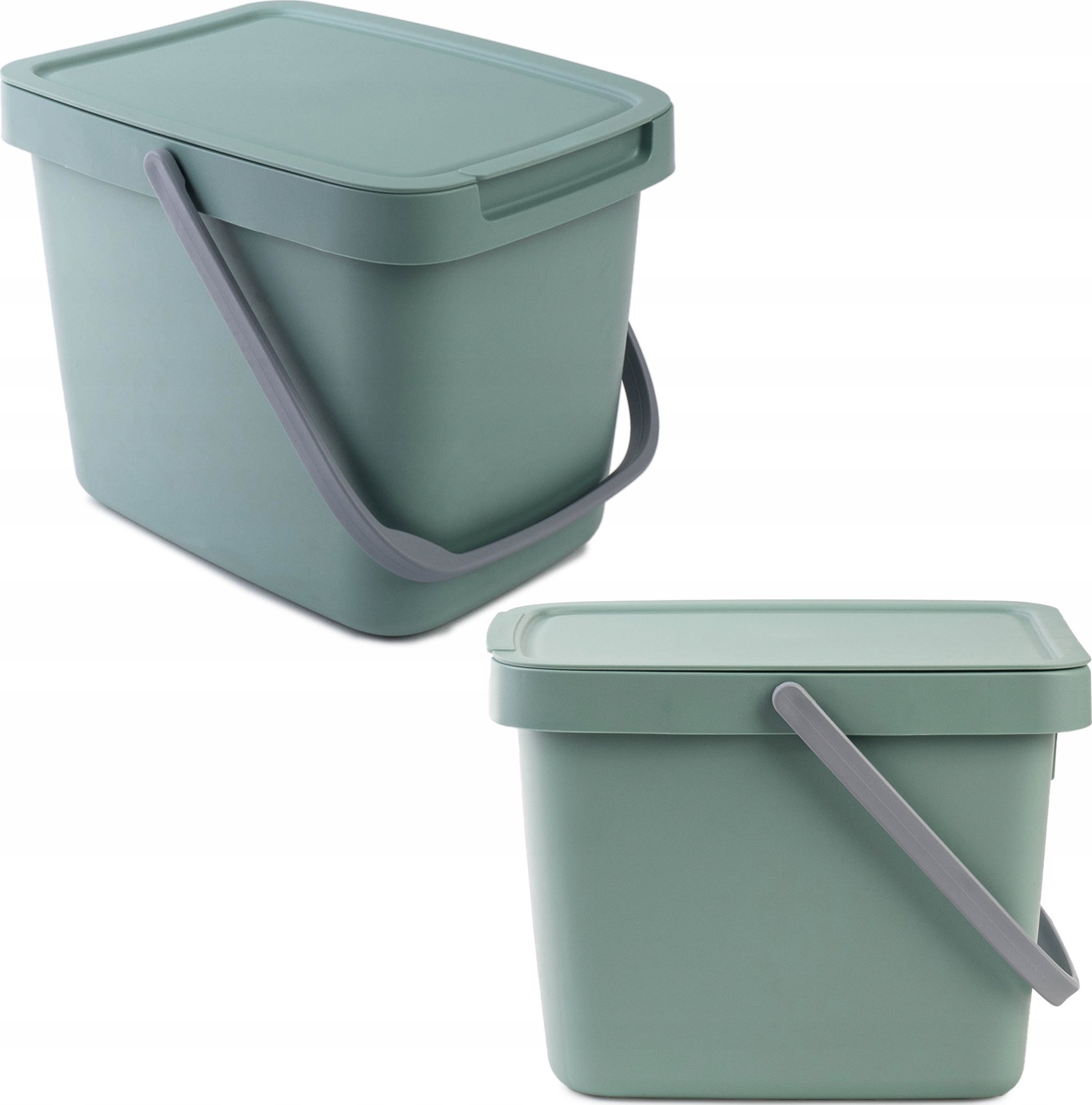 Kosz na śmieci Kadax KADAX Kosz Na Śmieci Pojemnik Na Odpady Z Pokrywą 6L Kubeł Do Segregacji