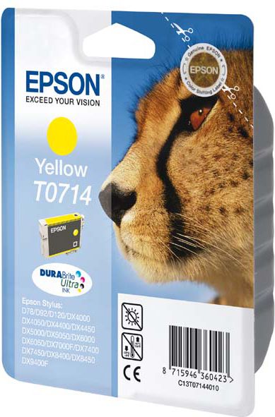 Tusz Epson C13T07144021 (yellow)