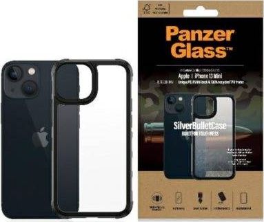 PanzerGlass PanzerGlass ClearCase iPhone 13 Mini 5.4" black Antibacterial Military grade SilverBullet 0318