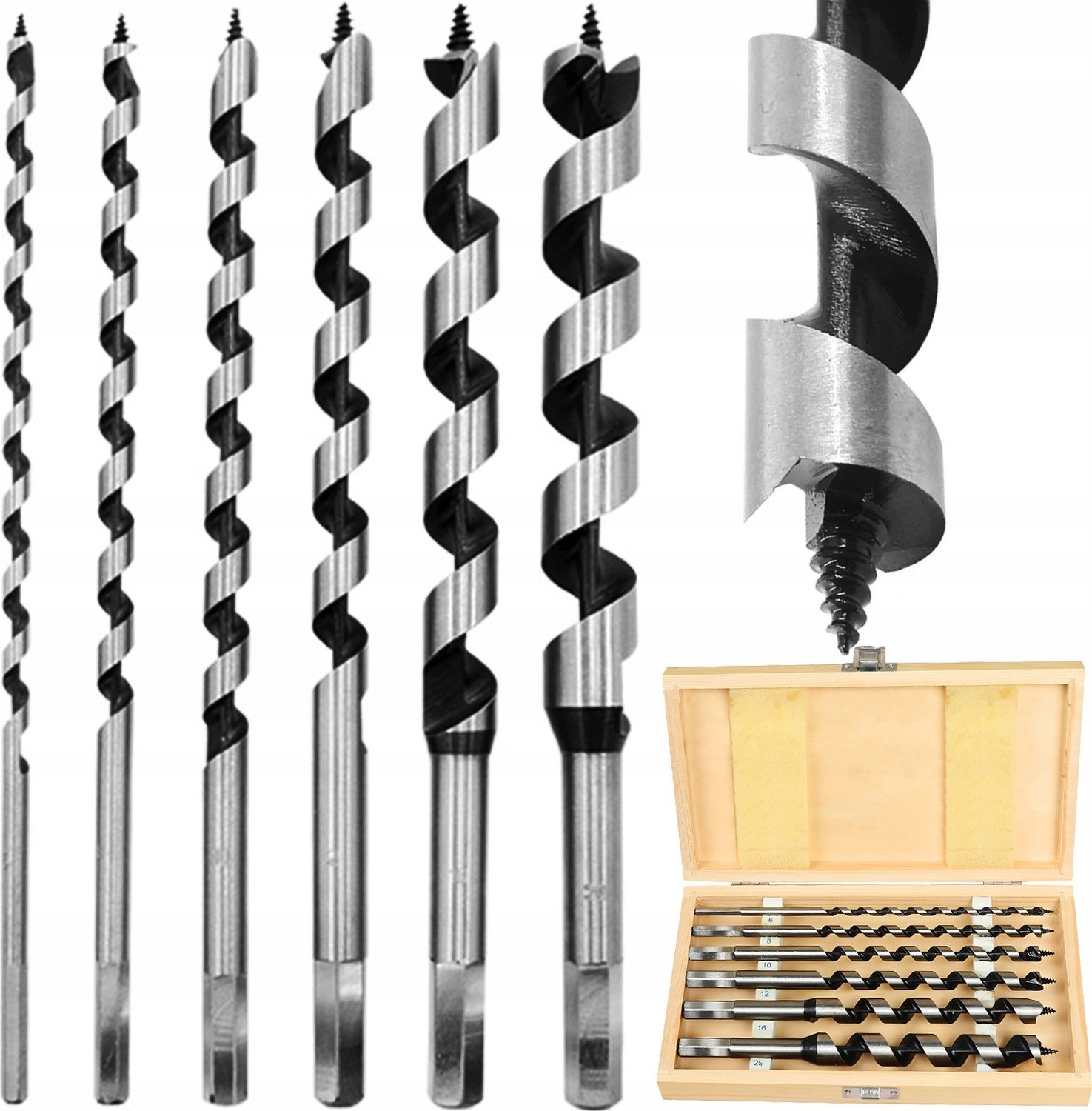 WIERTŁA DO DREWNA ZESTAW WOO-DRILL