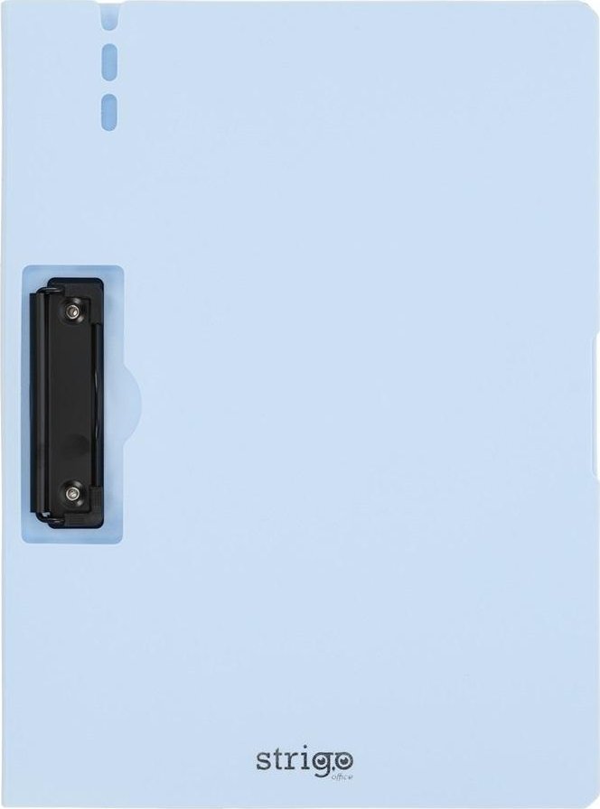 Deska A4 z bocznym klipem błękitna STRIGO