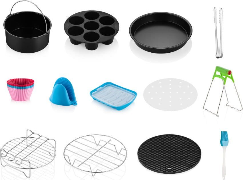 Transa Electronics Akcesoria do frytkownicy beztłuszczowej 13 elementów