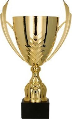 Victoria Sport Puchar metalowy złoty