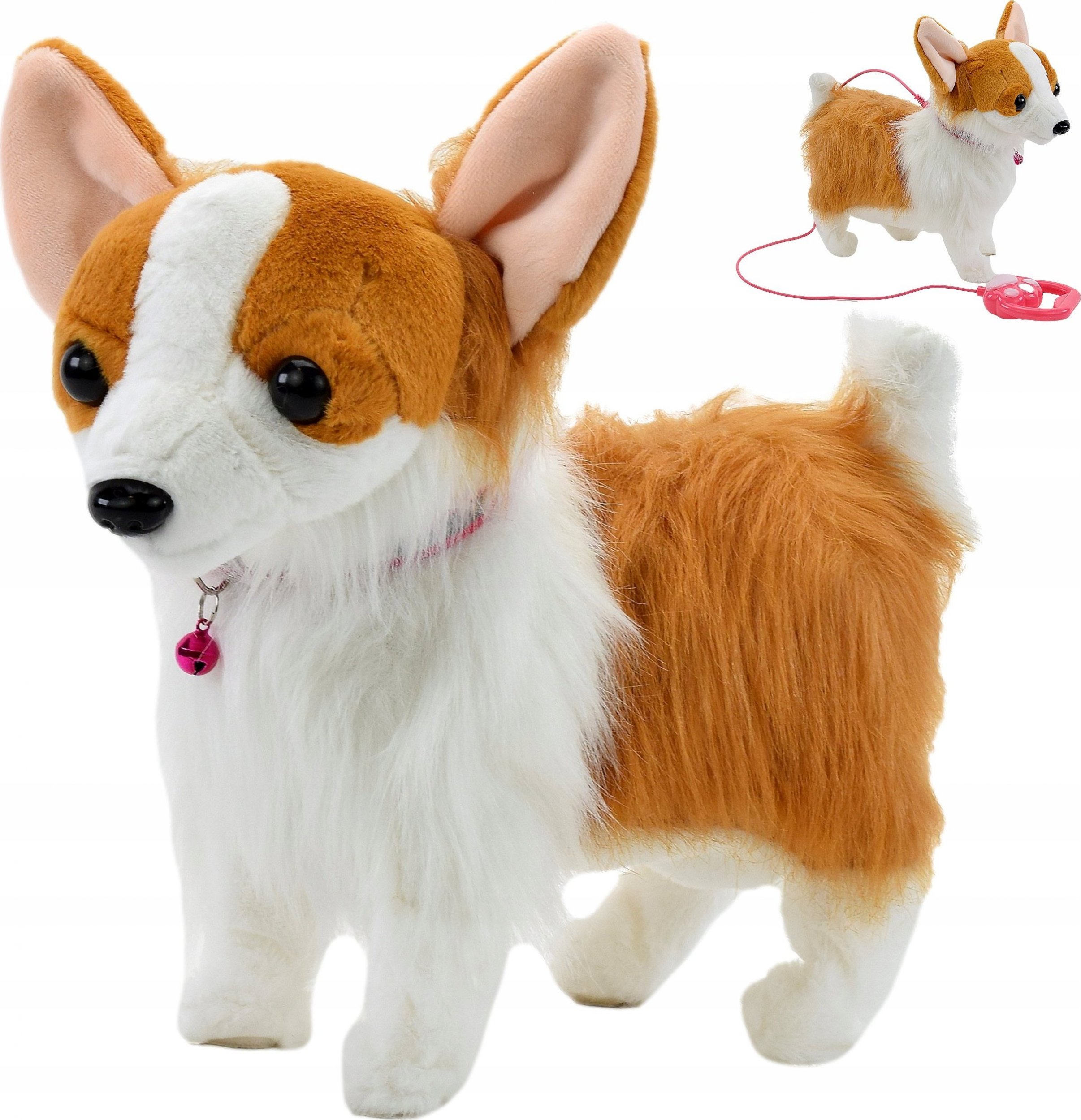 Skleplolki PIESEK INTERAKTYWNY NA SMYCZY CHODZI SZCZEKA CORGI