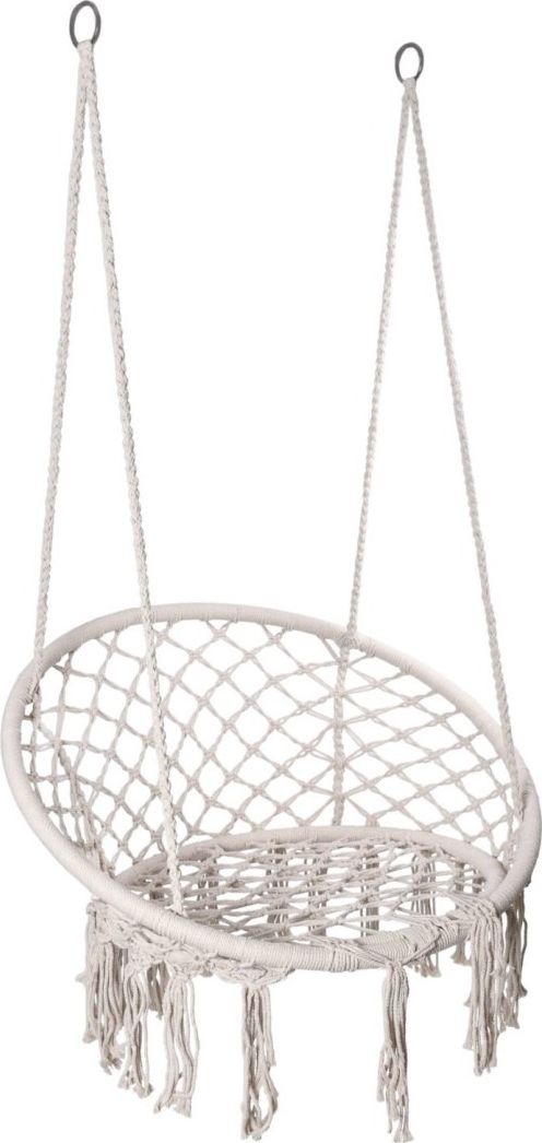 Gockowiak Krzesło fotel wiszący huśtawka Togo Kremowe