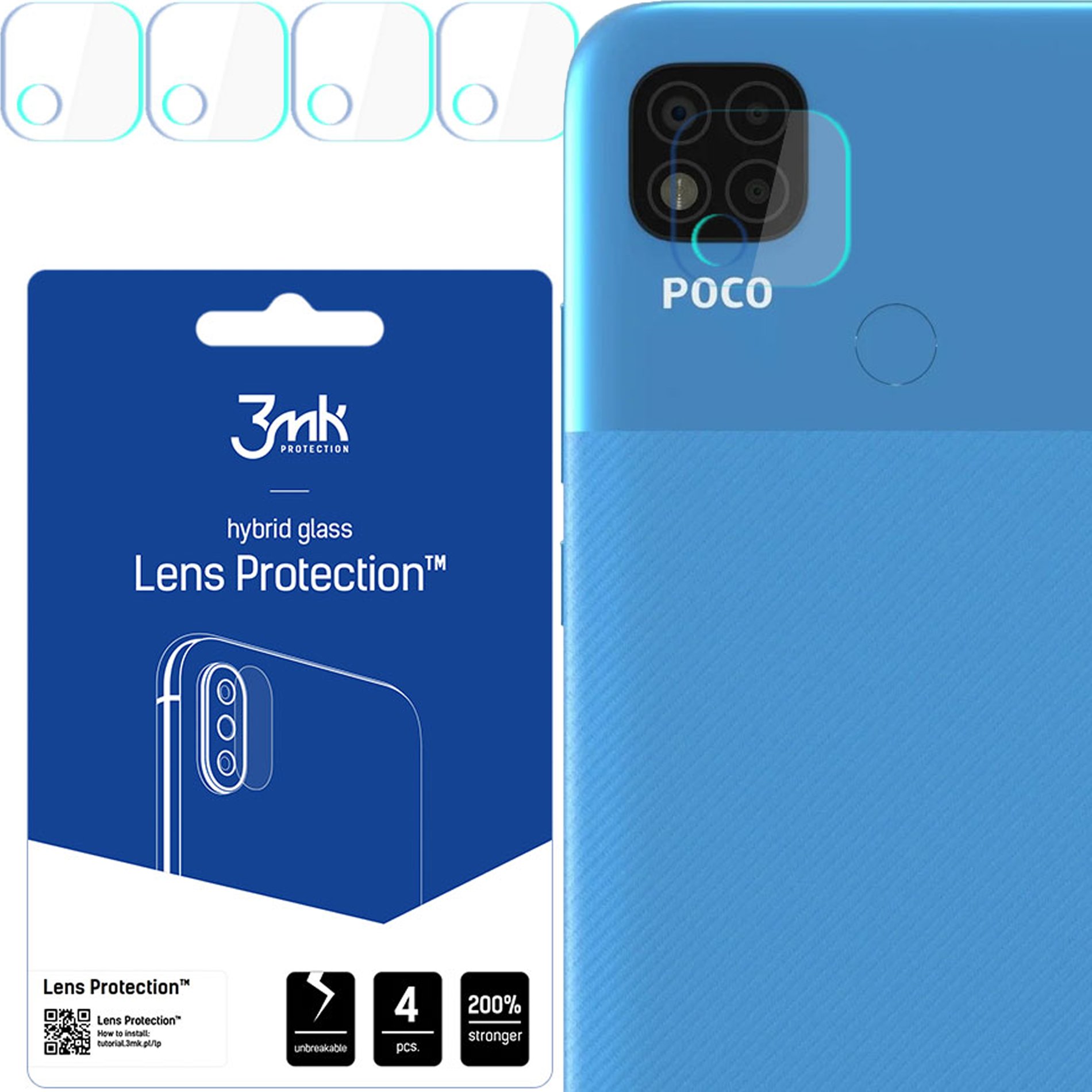 XIAOMI POCO C31 - 3MK LENS PROTECTION