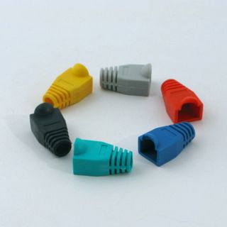 NetRack osłonka na wtyk RJ45 8p mix kolorów (100 szt) (105-86)