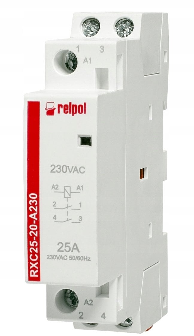 Stycznik instalacyjny 250 V AC 25 A 230 V AC 2617016 RXC25-20-A230