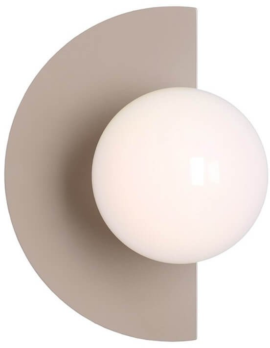 Naścienna lampa kulista na przedpokój LOOP 1125C17 Aldex beżowy